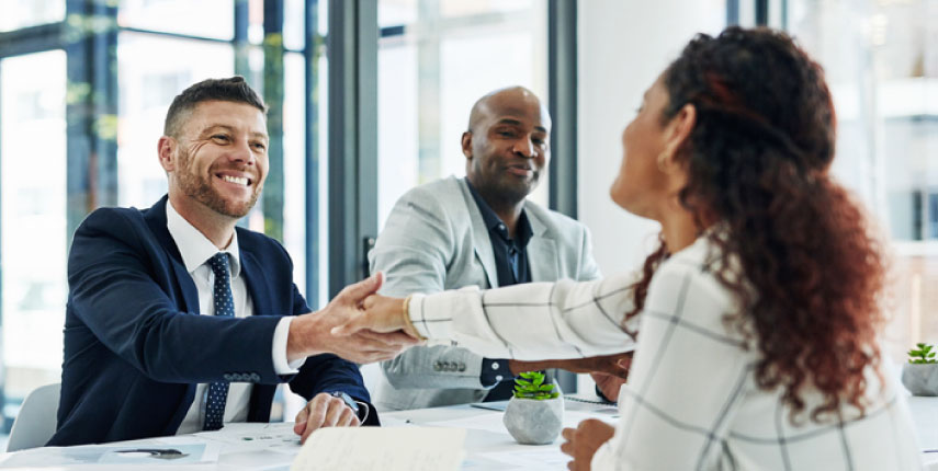 group of people having a meeting